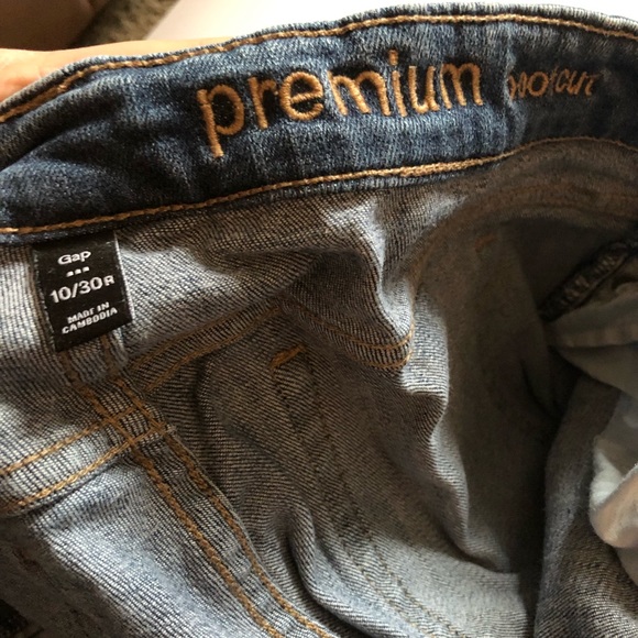 ✅SOLD✅GAP premium Bootcut size 10 jeans short - Picture 4 of 4